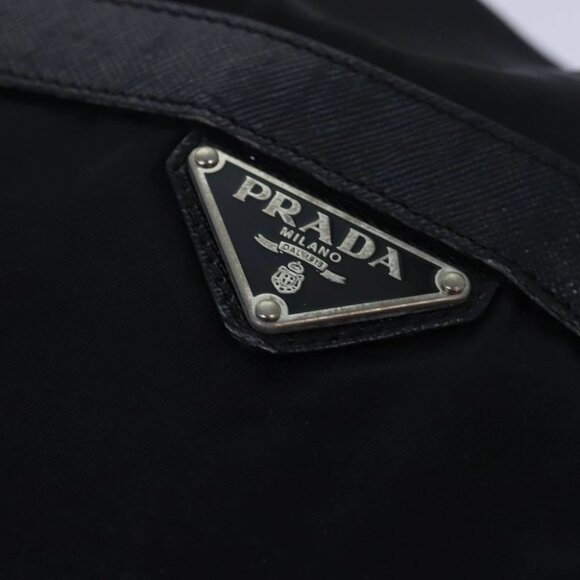 PRADA Backpack Nylon Black Silver Auth 85289V - Picture 11 of 15